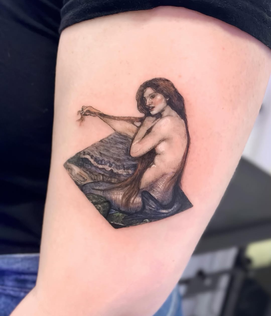 Tattoo by @tattt_moisu β realism, black_and_grey