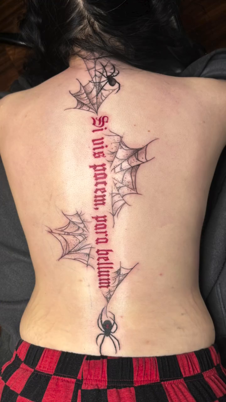 Tattoo by @lacedemonart β illustrative, lettering_script