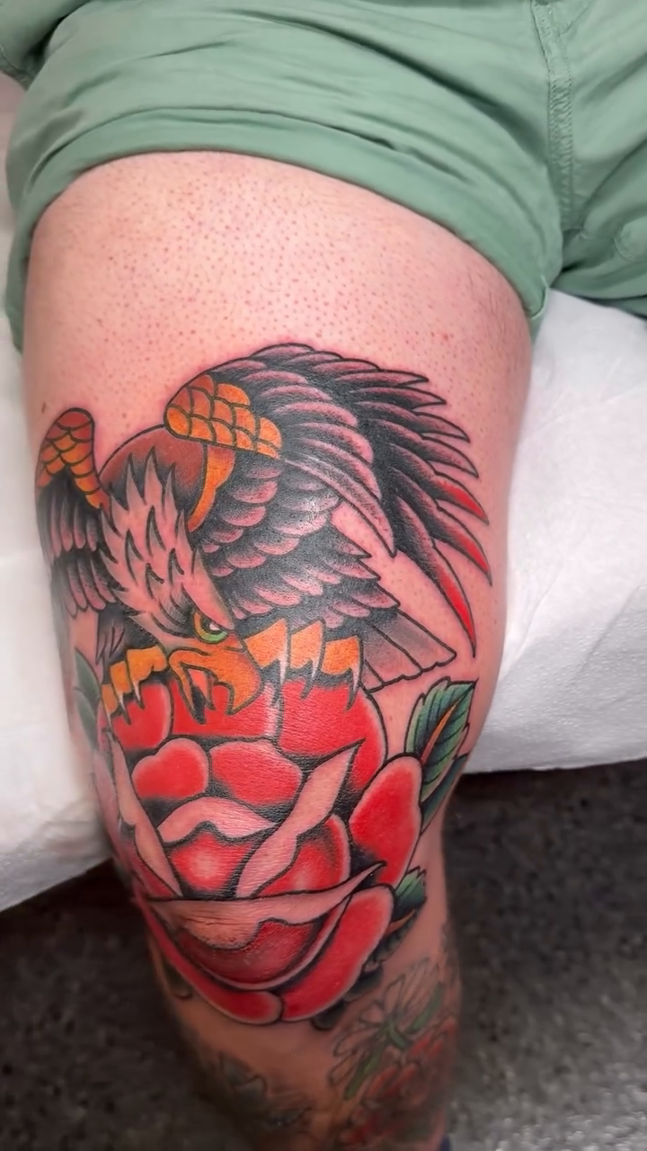 Tattoo by @zachromantattoo — american_traditional