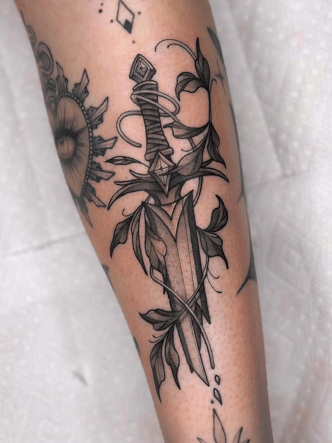 Tattoo by @simple_jared โ black_and_grey