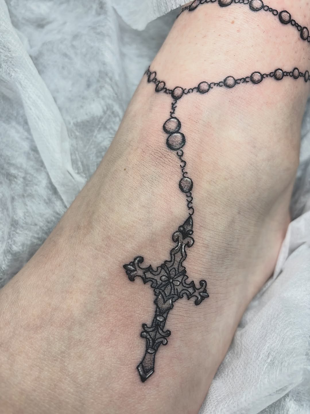 Tattoo by @skam_tattoo — fine_line, black_and_grey