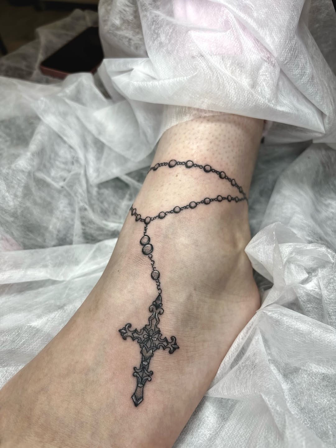 Tattoo by @skam_tattoo — fine_line, black_and_grey