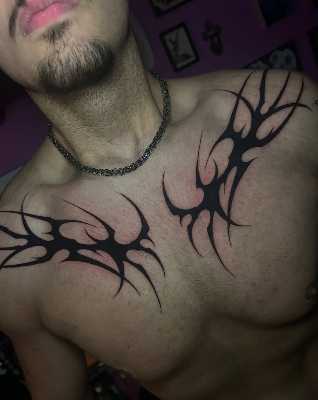 Tattoo by @heav3ntatts — blackwork