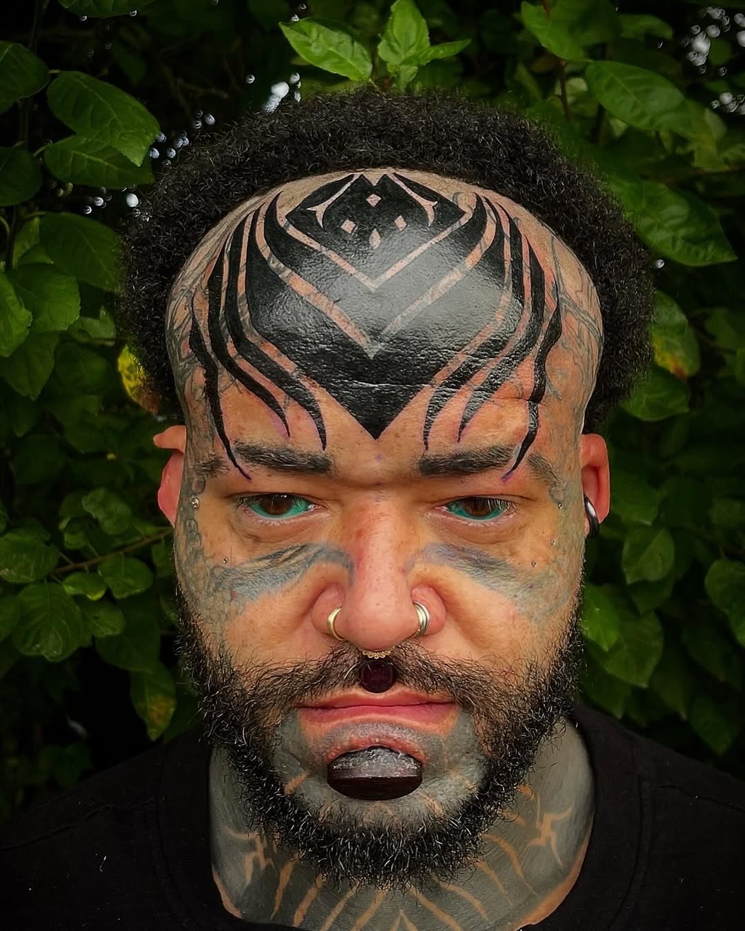 Tattoo by @josh_etch_tattoo — blackwork, geometric