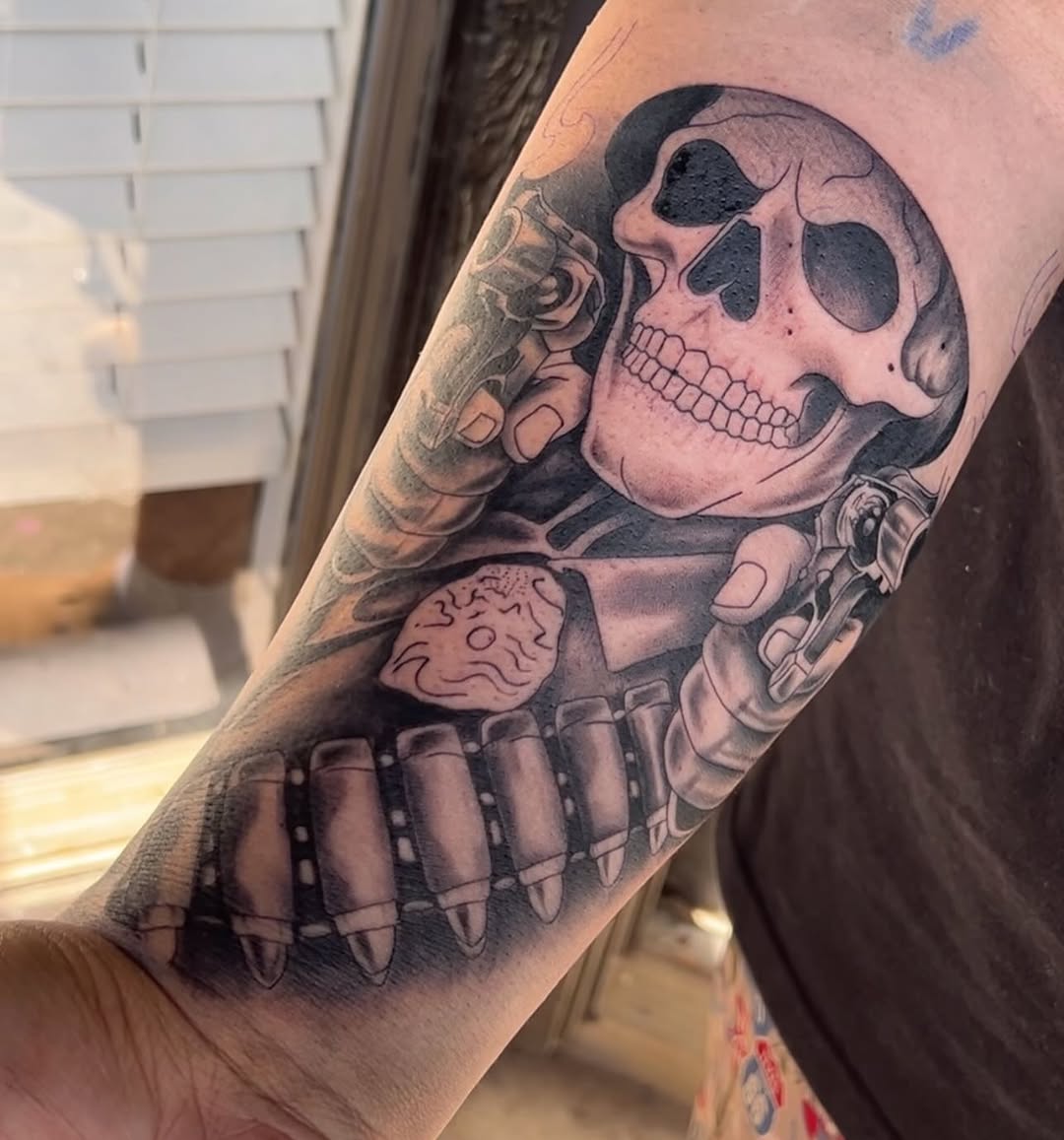 Tattoo by @inkbydevin_ โ black_and_grey
