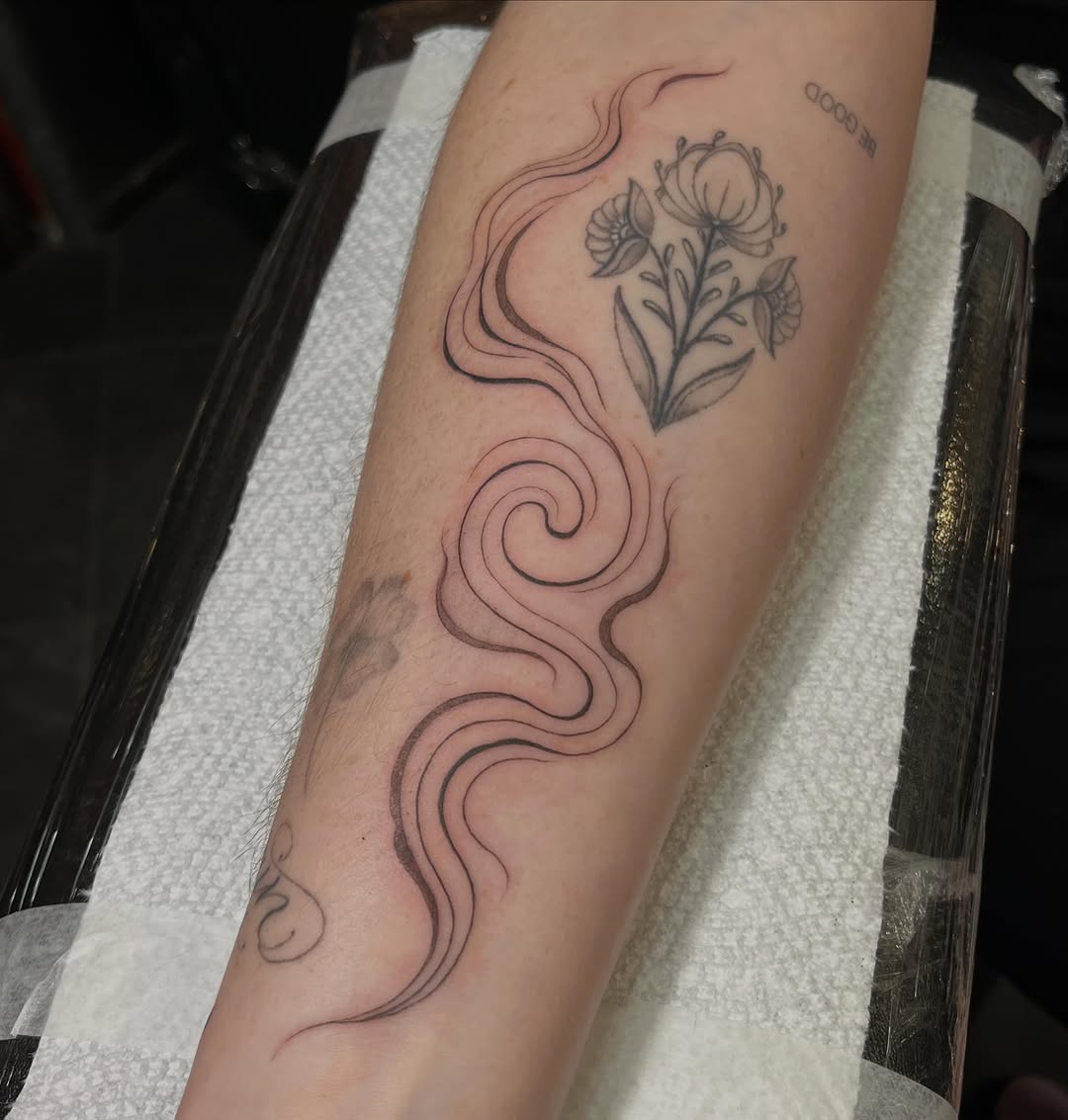Tattoo by @fantasyandfuntattoo — illustrative, fine_line