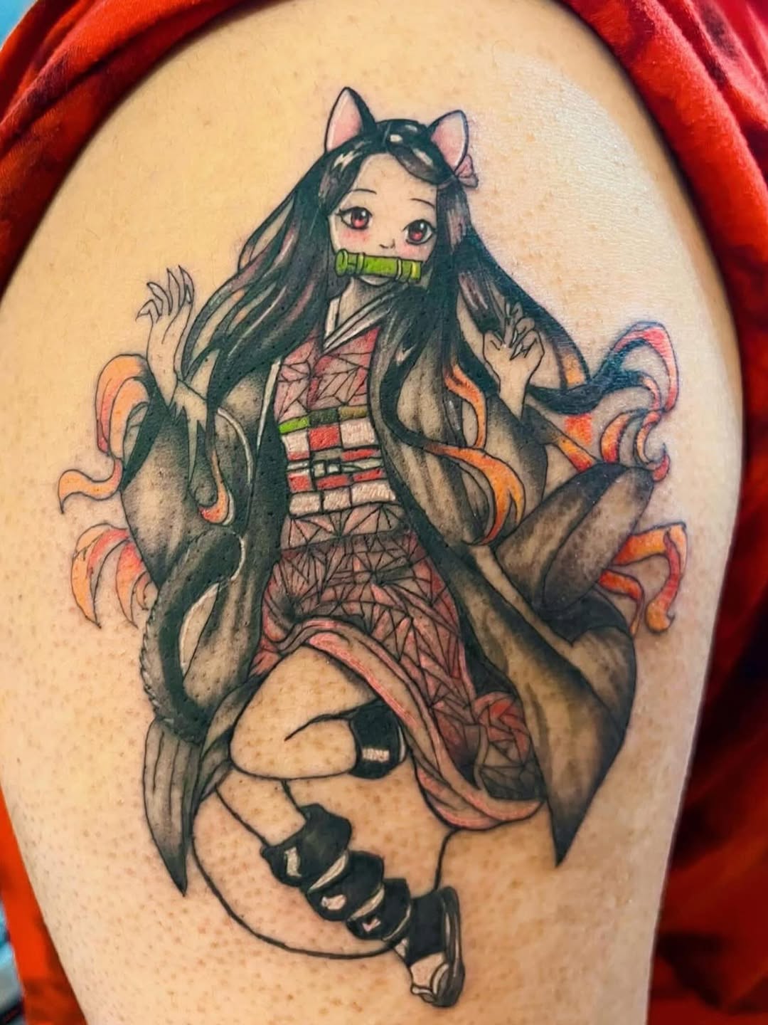Tattoo by @nini_inkz — anime
