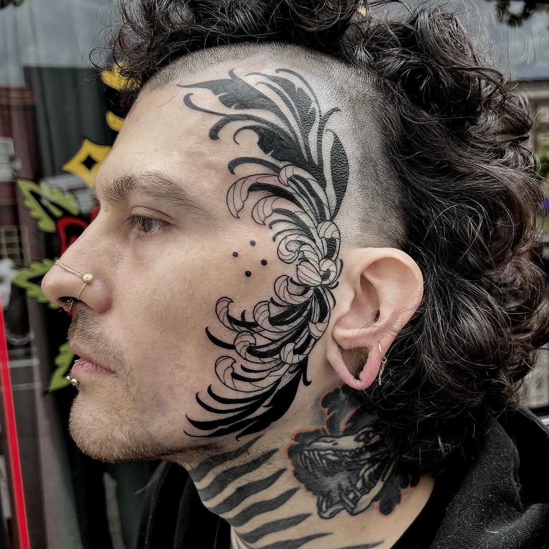 Tattoo by @joncrooktattoo โ blackwork, ornamental