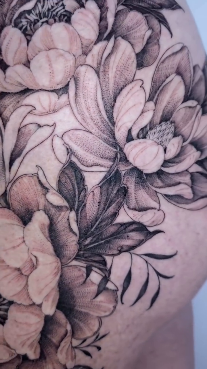 Tattoo by @jordanallredart — black_and_grey, realism