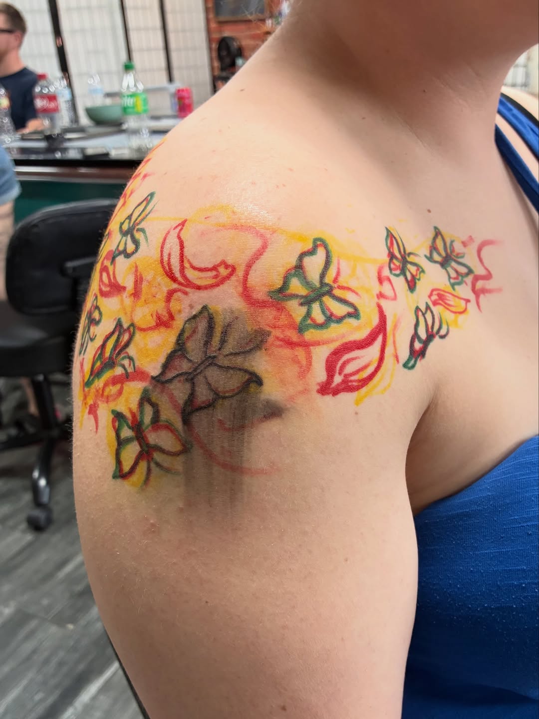 Tattoo by @kennedy.cole.tattoos — watercolor