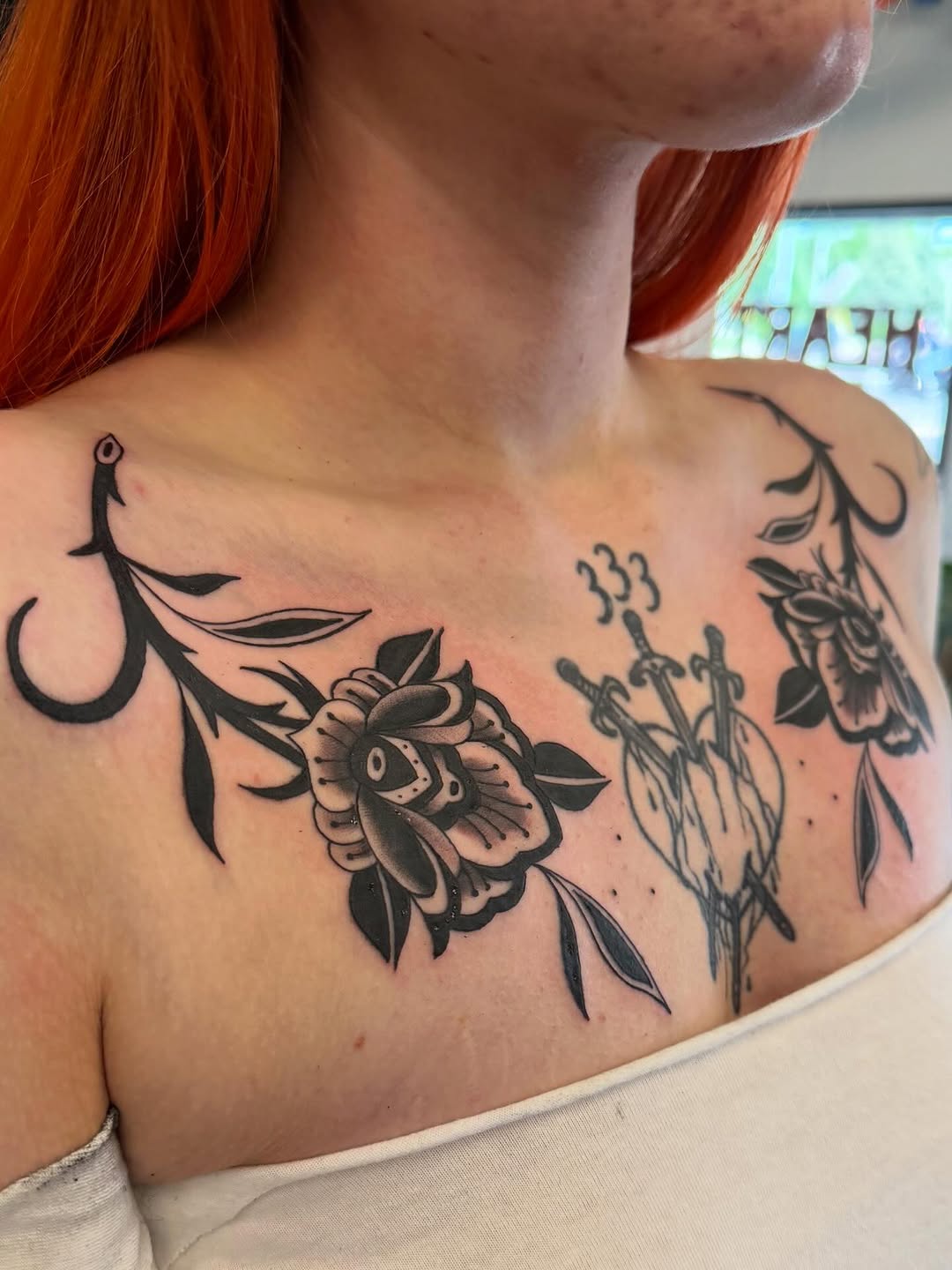Tattoo by @debbie.does.flash โ american_traditional, black_and_grey