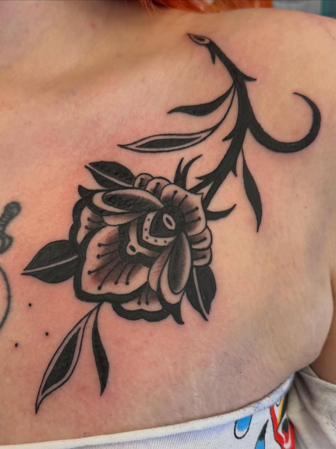 Tattoo by @debbie.does.flash โ american_traditional, black_and_grey