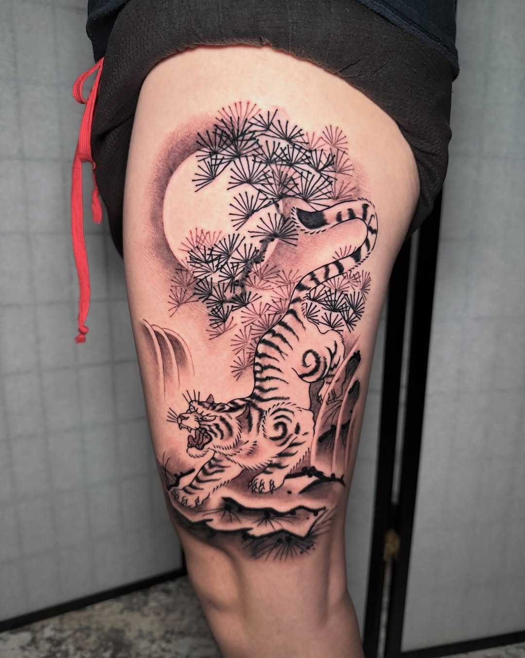 Tattoo by @matttrimbletattoo — japanese_irezumi, black_and_grey