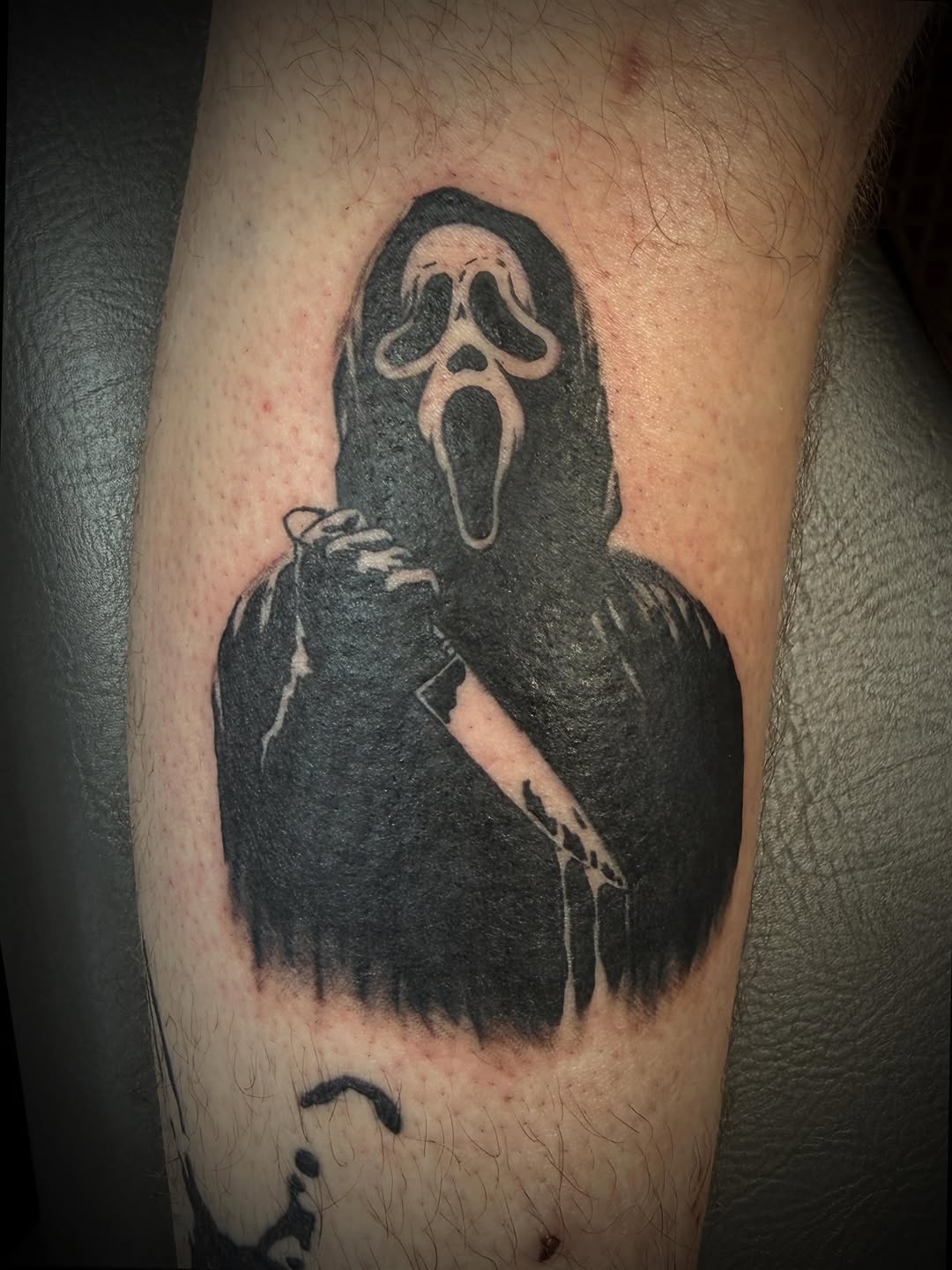 Tattoo by @sketched18 — blackwork