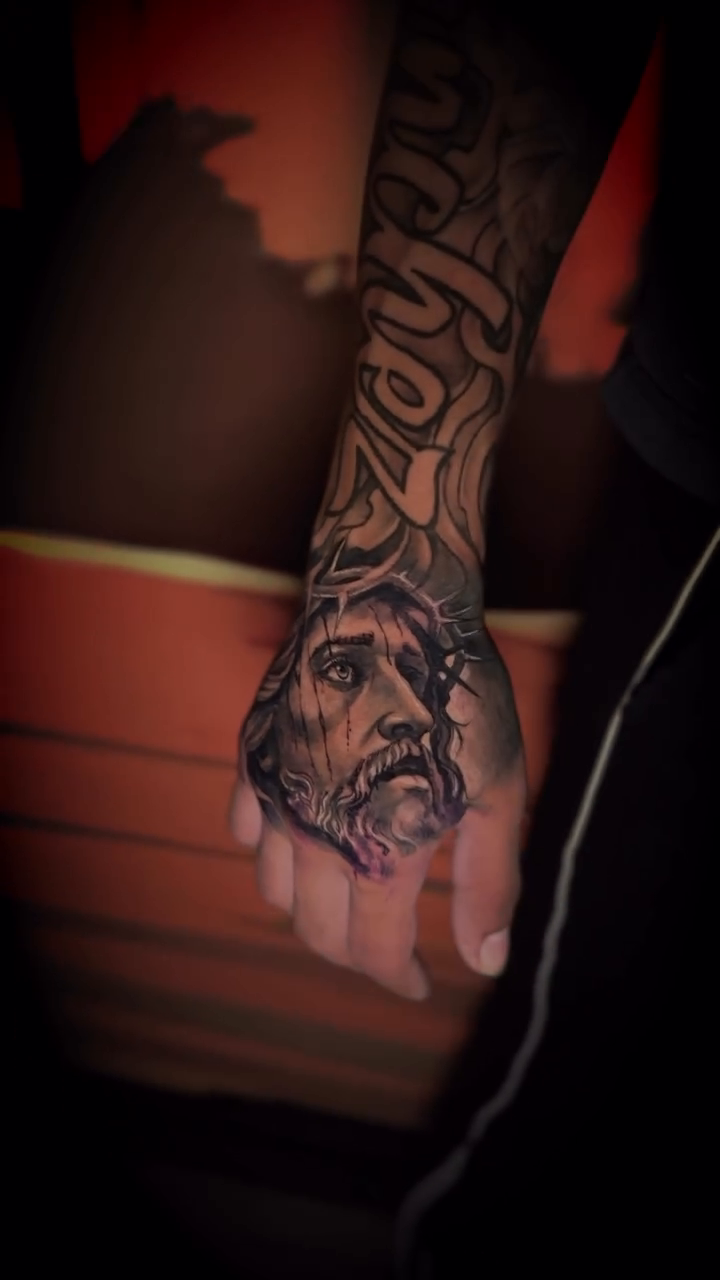 Tattoo by @bloodmoney_tattoos — realism, black_and_grey