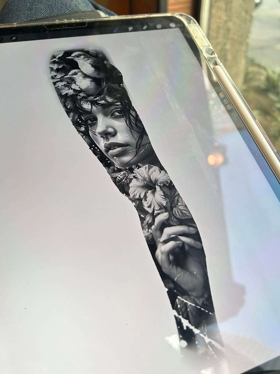 Tattoo by @micogeologo_tattoo โ realism, black_and_grey