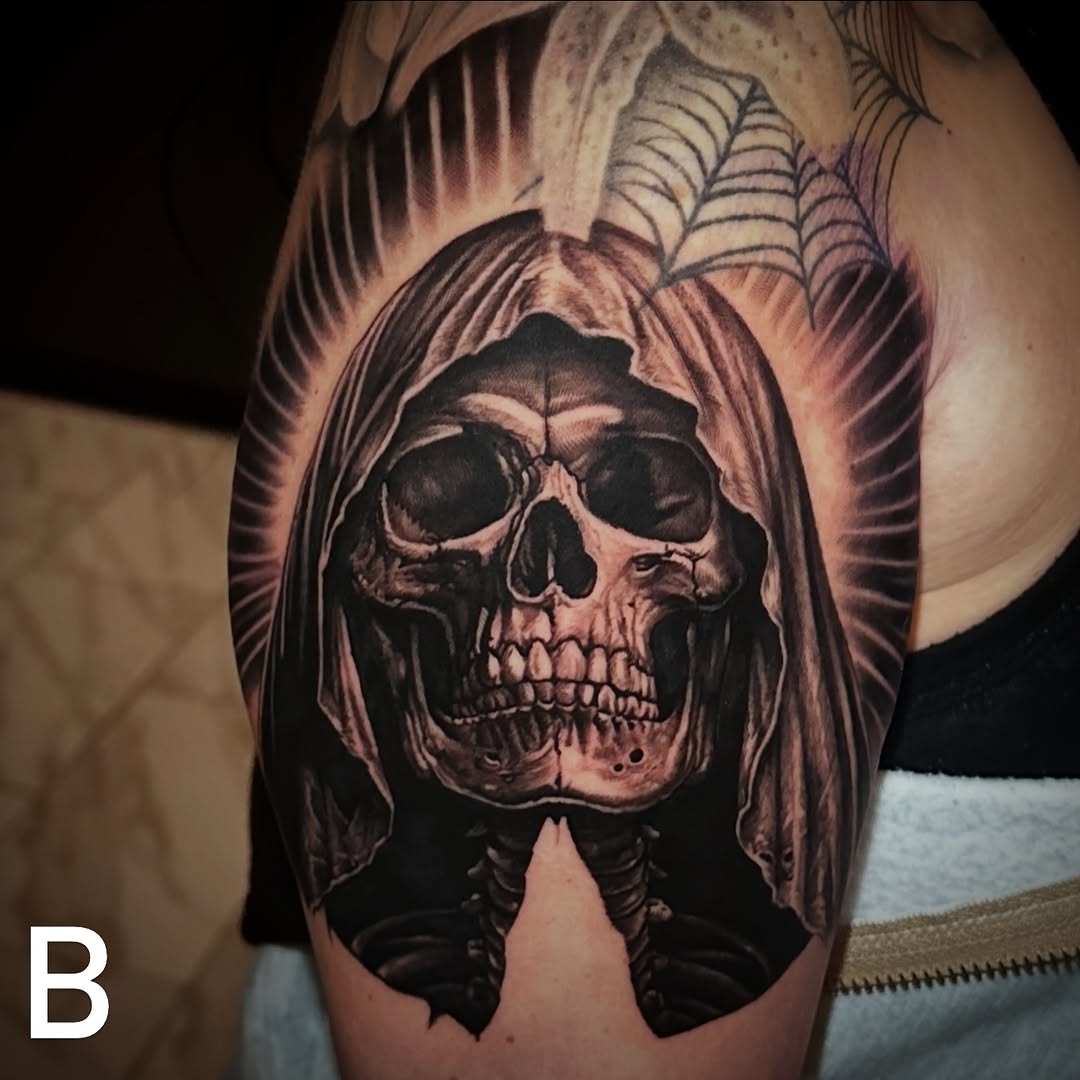 Tattoo by @chrisjansenofficial β realism, dark_realism