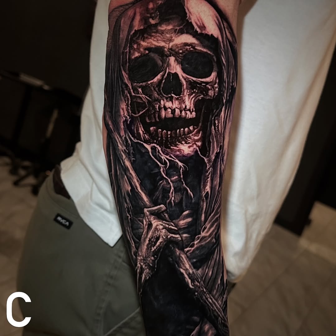 Tattoo by @chrisjansenofficial β realism, dark_realism