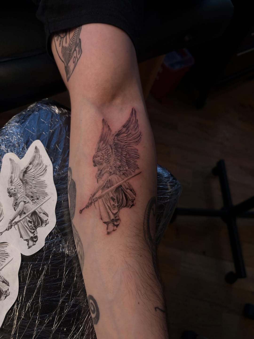 Tattoo by @tattedbygnyc โ realism, black_and_grey