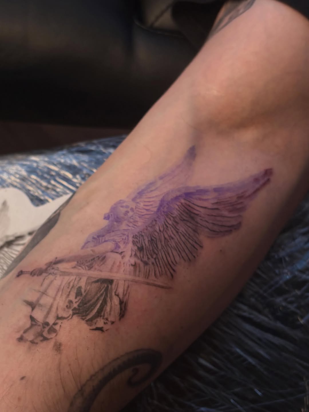 Tattoo by @tattedbygnyc โ realism, black_and_grey