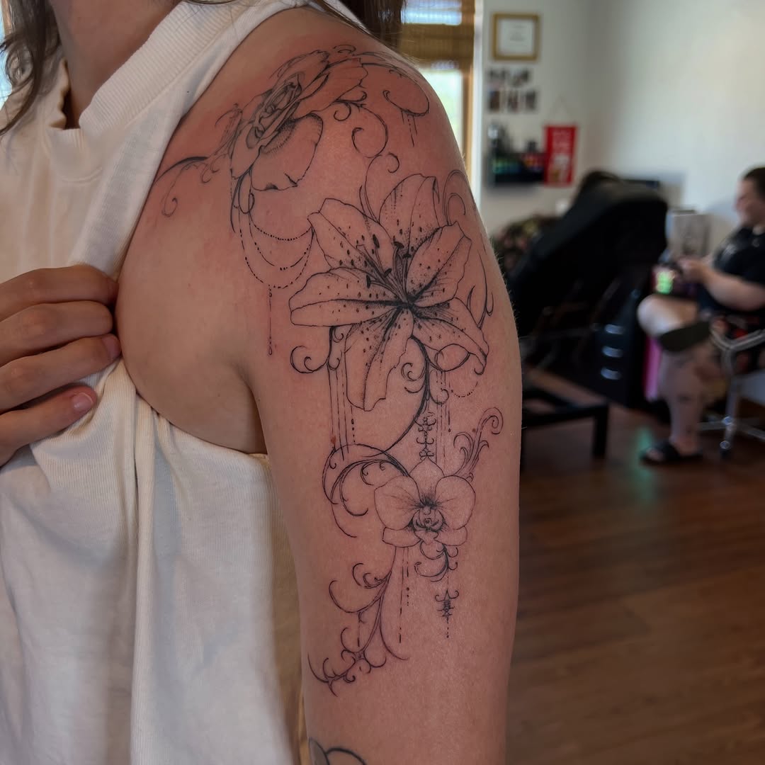Tattoo by @syikotattoo — fine_line, illustrative