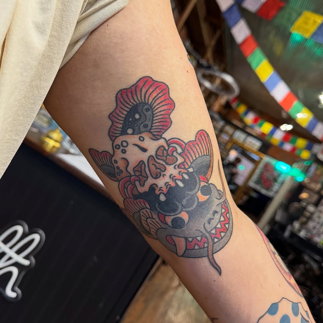 Tattoo by @midwestnash_ — american_traditional, illustrative