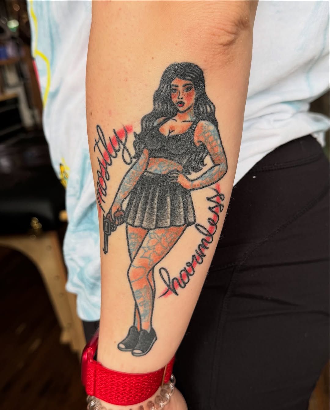 Tattoo by @midwestnash_ — neo_traditional, lettering_script