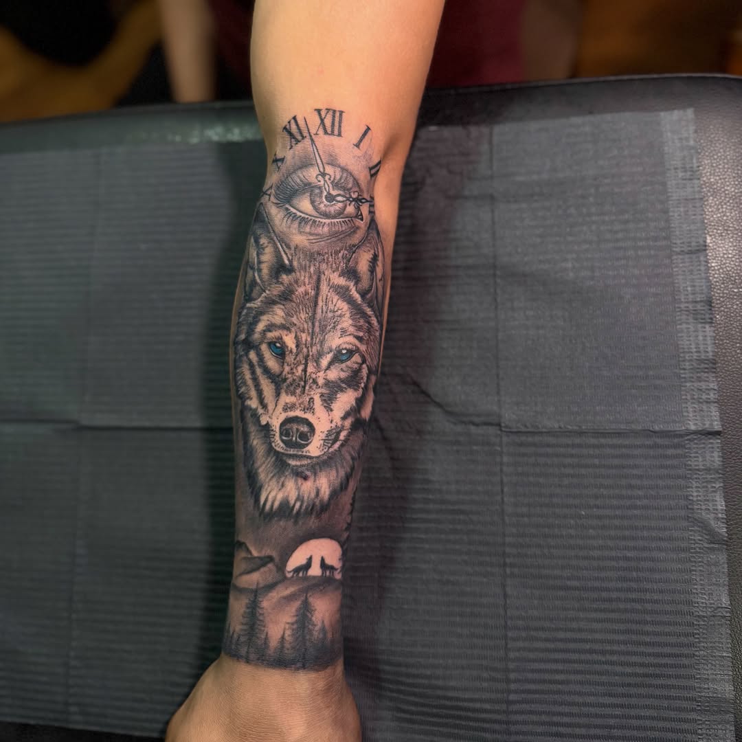 Tattoo by @tenaciousdiip โ realism, black_and_grey