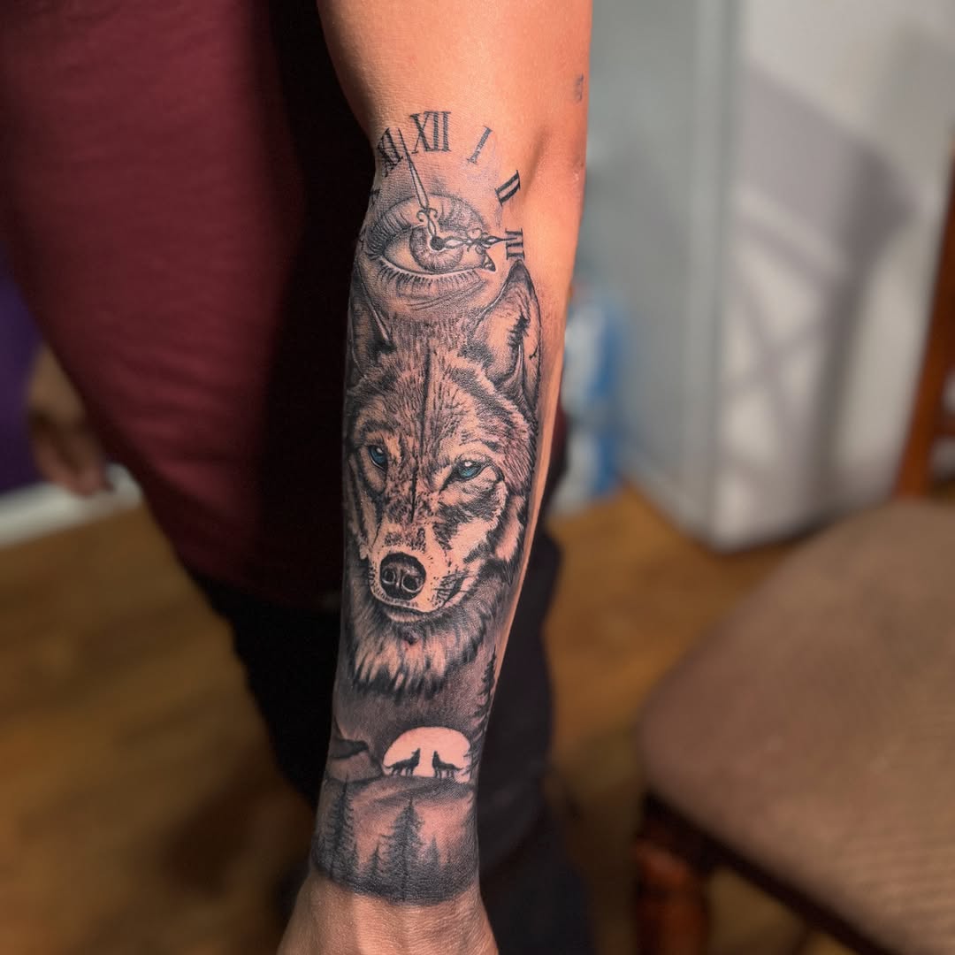 Tattoo by @tenaciousdiip โ realism, black_and_grey
