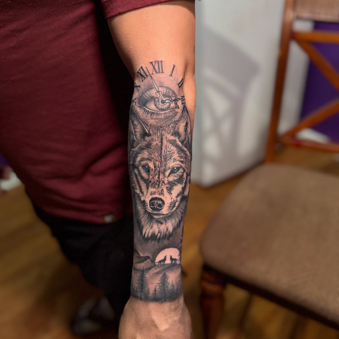 Tattoo by @tenaciousdiip โ realism, black_and_grey