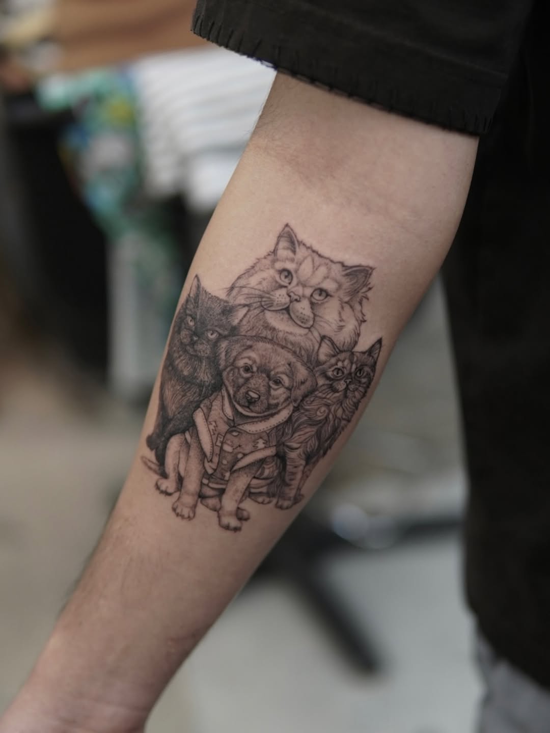 Tattoo by @arhem_tattoo — realism, black_and_grey