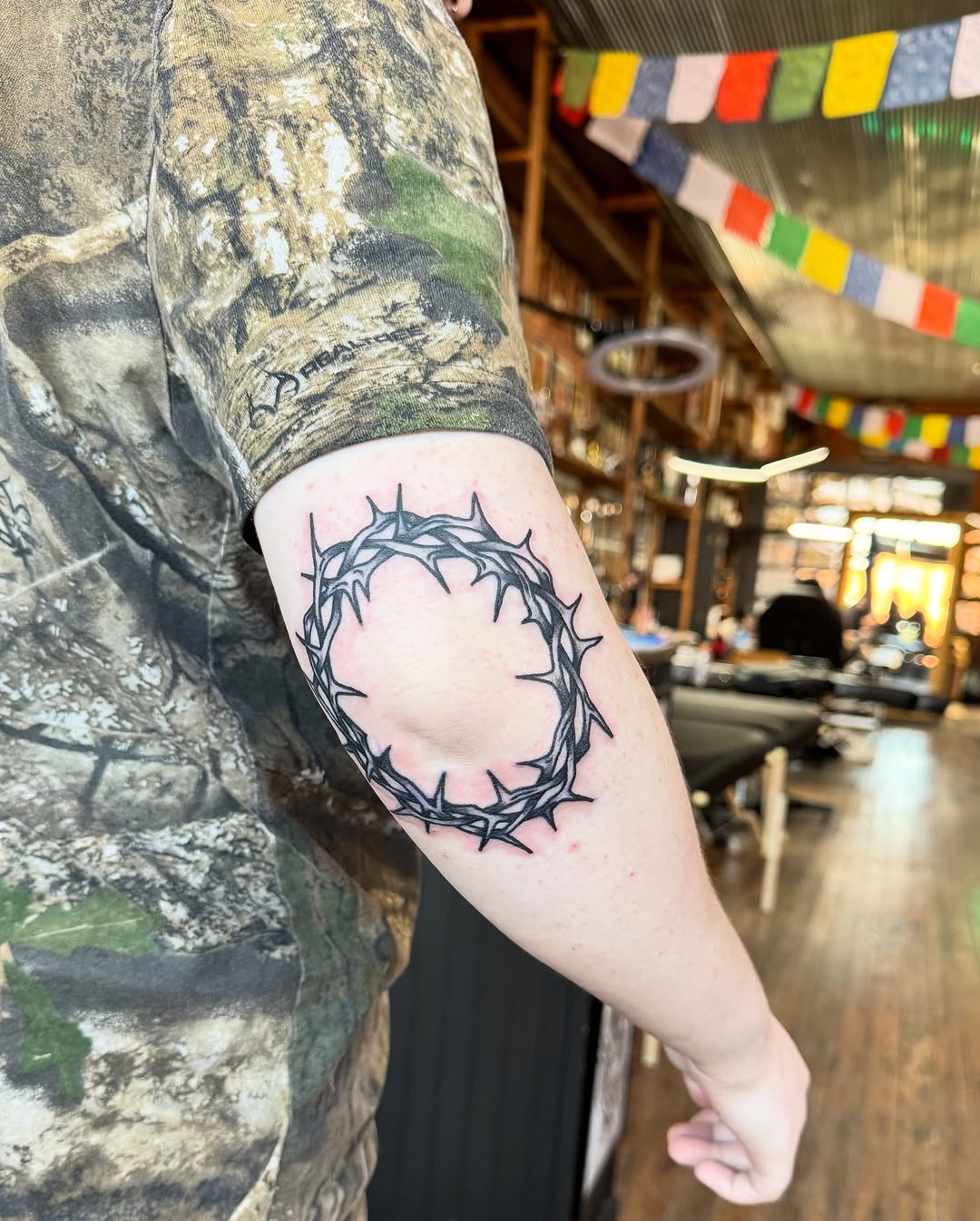 Tattoo by @midwestnash_ — blackwork, illustrative