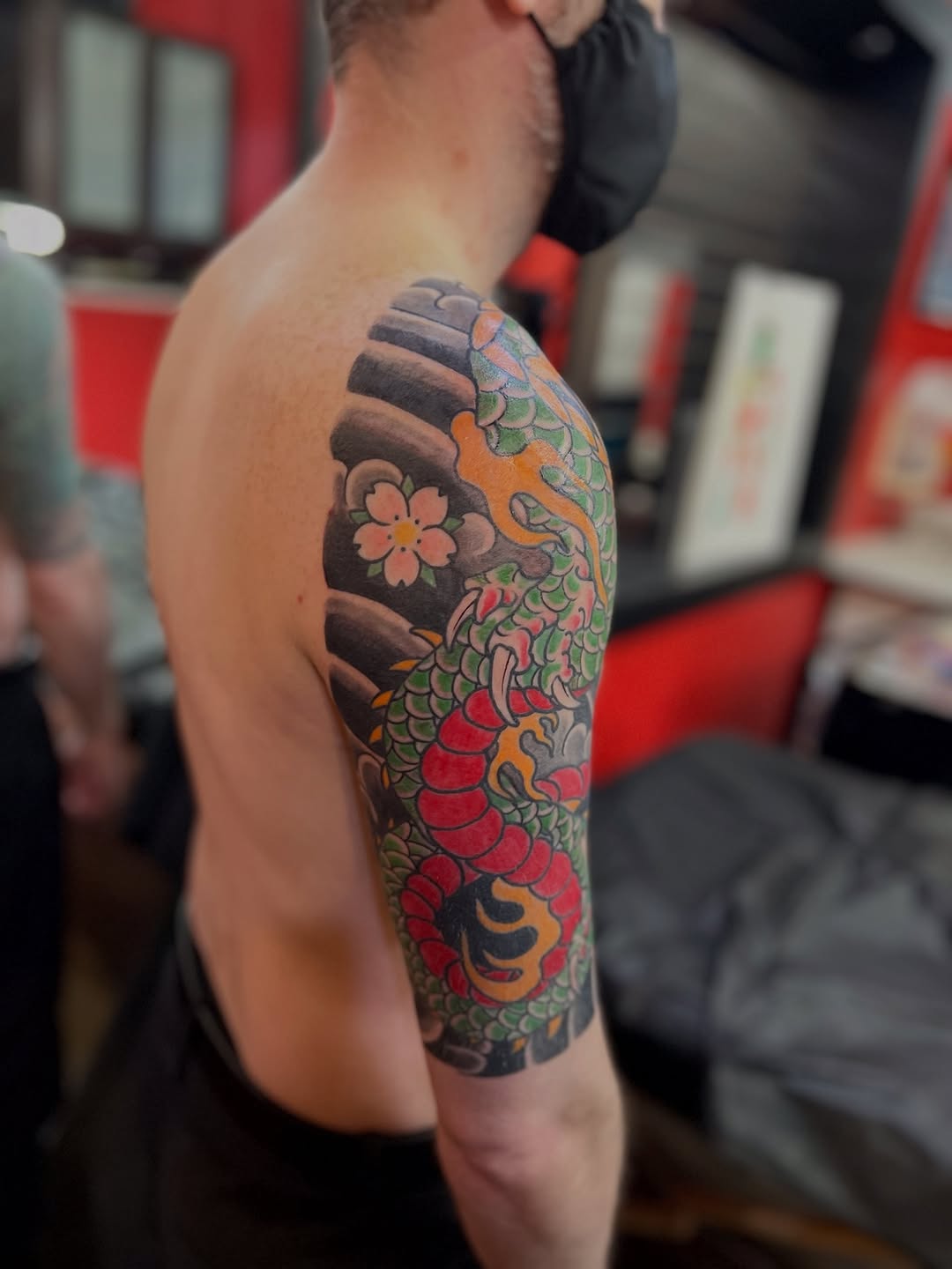Tattoo by @justin_pino.sttn — japanese_irezumi, blackwork