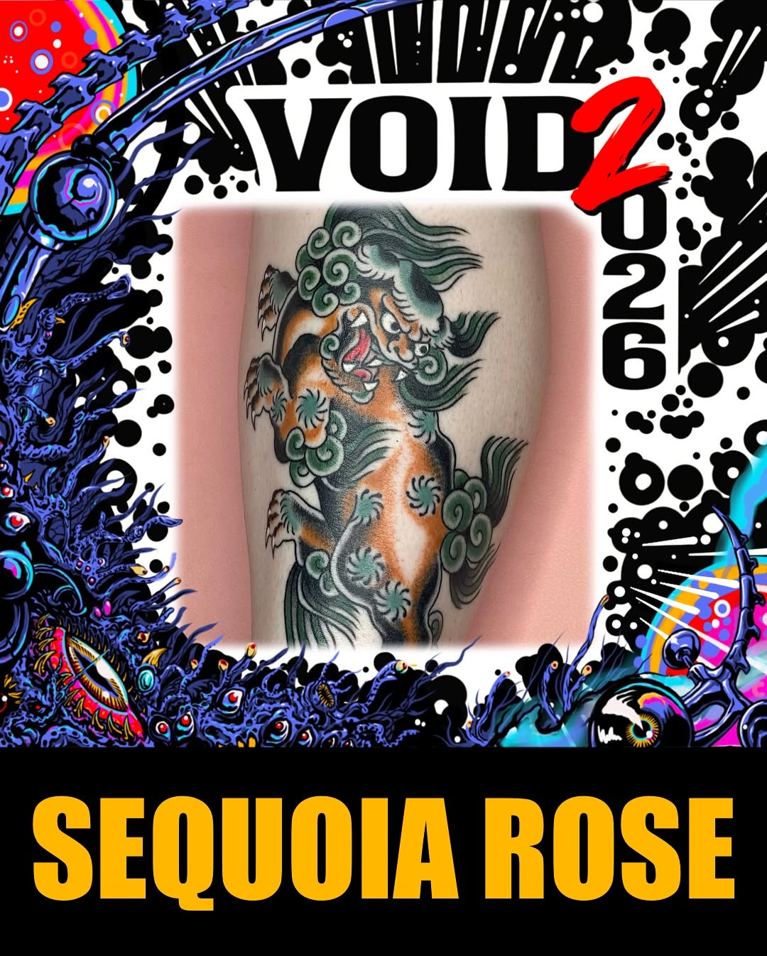 Tattoo by @sequoiarosetattoo — japanese_irezumi, black_and_grey