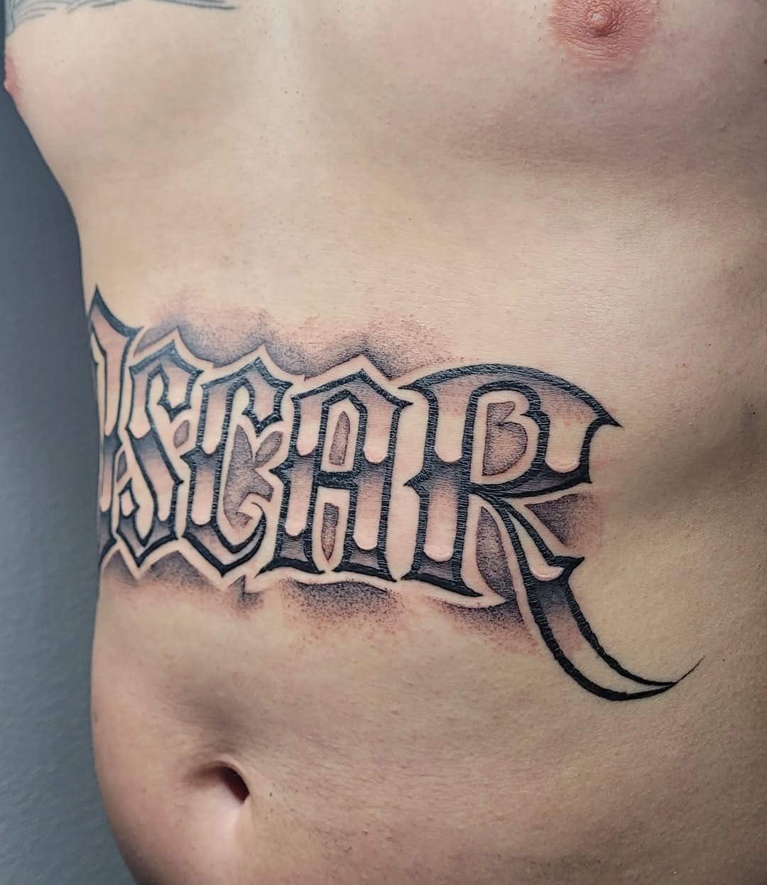 Tattoo by @gonzalo_pantona β lettering_script, blackwork