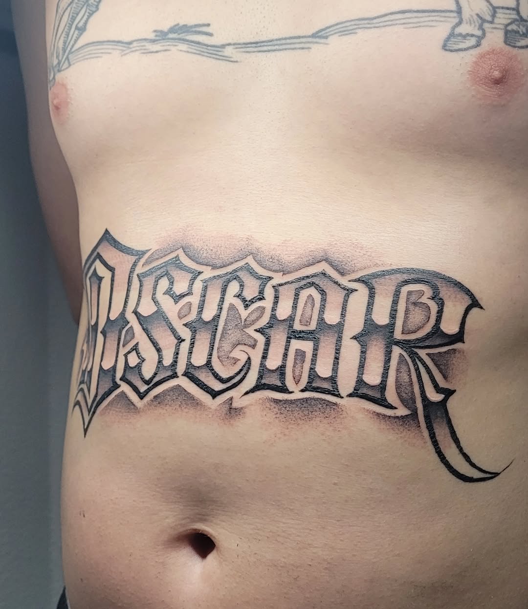 Tattoo by @gonzalo_pantona β lettering_script, blackwork
