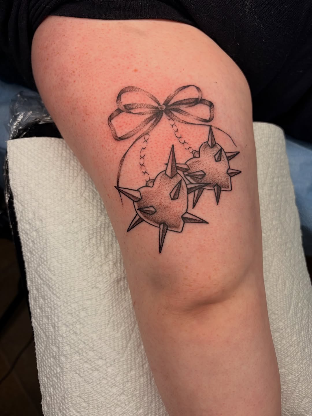 Tattoo by @marticia.tats — illustrative, black_and_grey