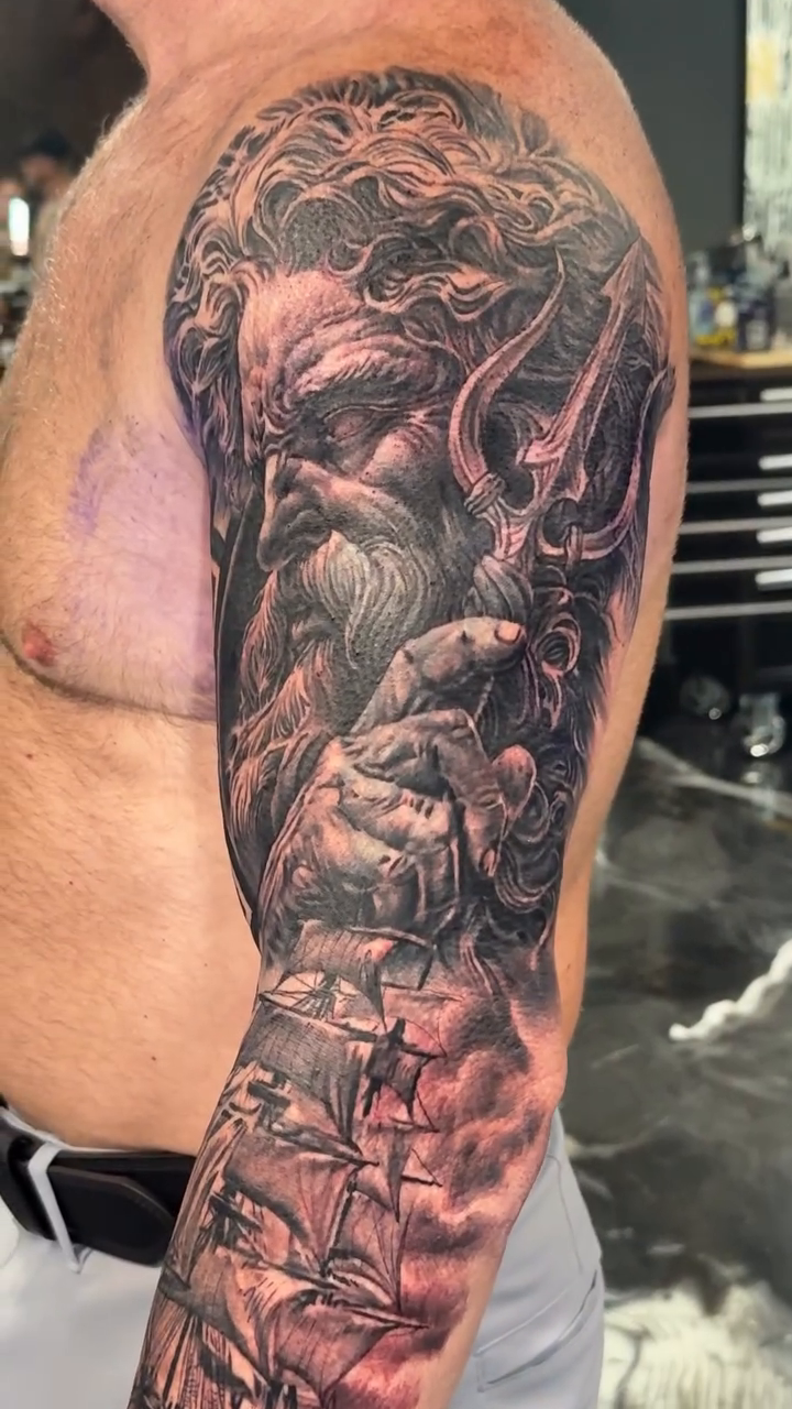 Tattoo by @charlieinkmanrobbins — realism, black_and_grey