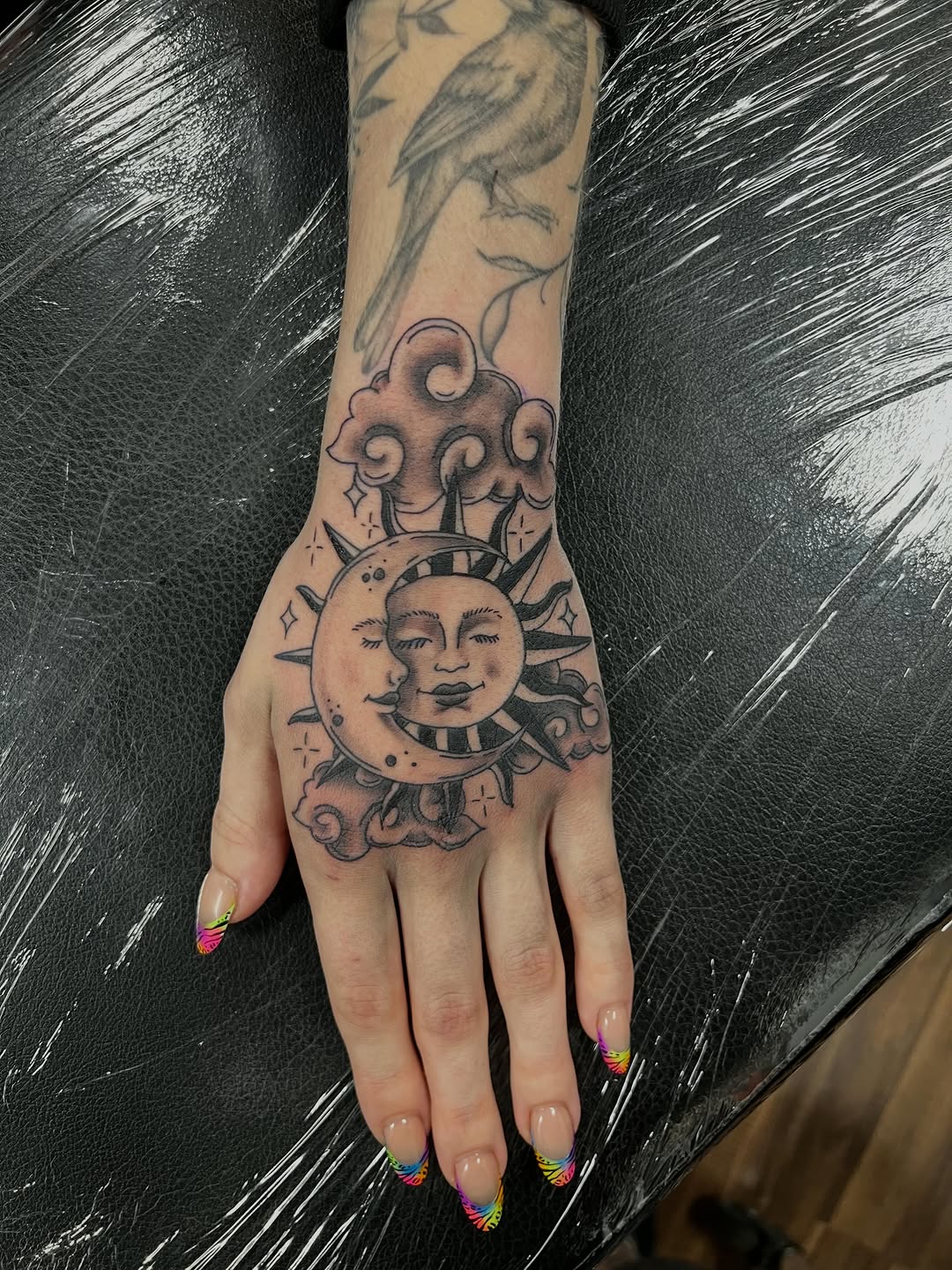 Tattoo by @shamrock_ink — black_and_grey, chicano
