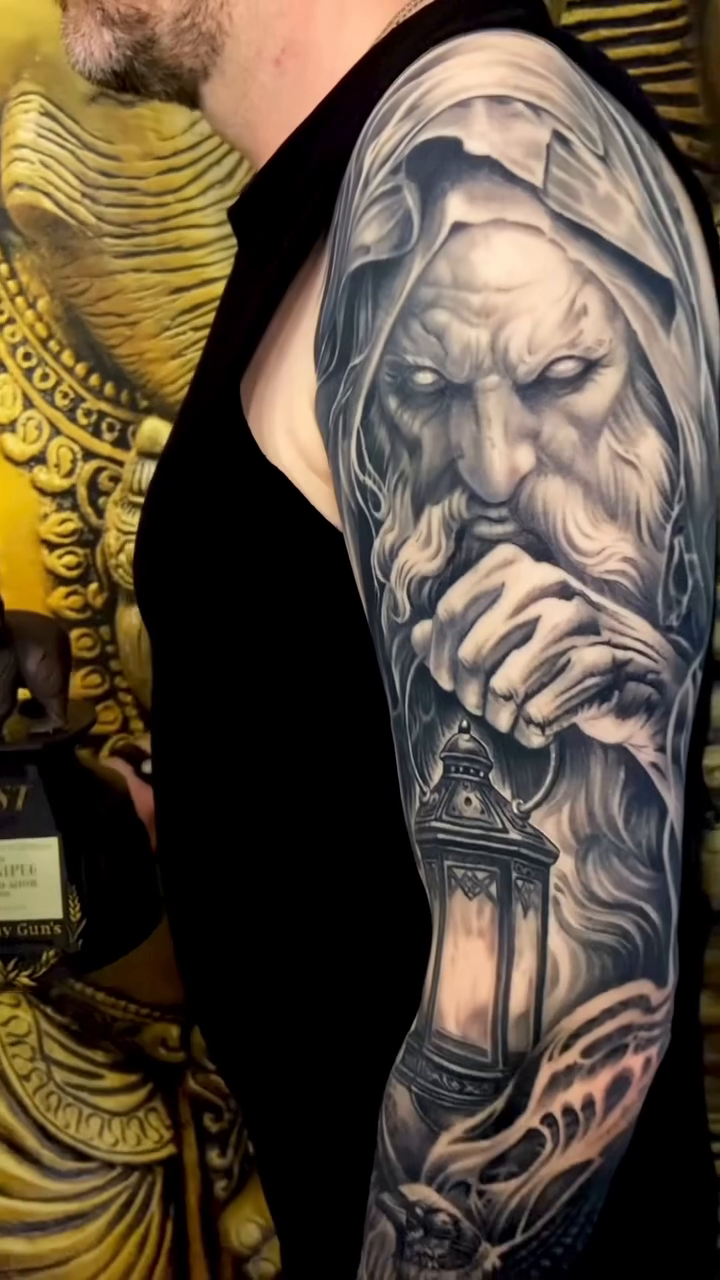 Tattoo by @davenazgul — realism, black_and_grey