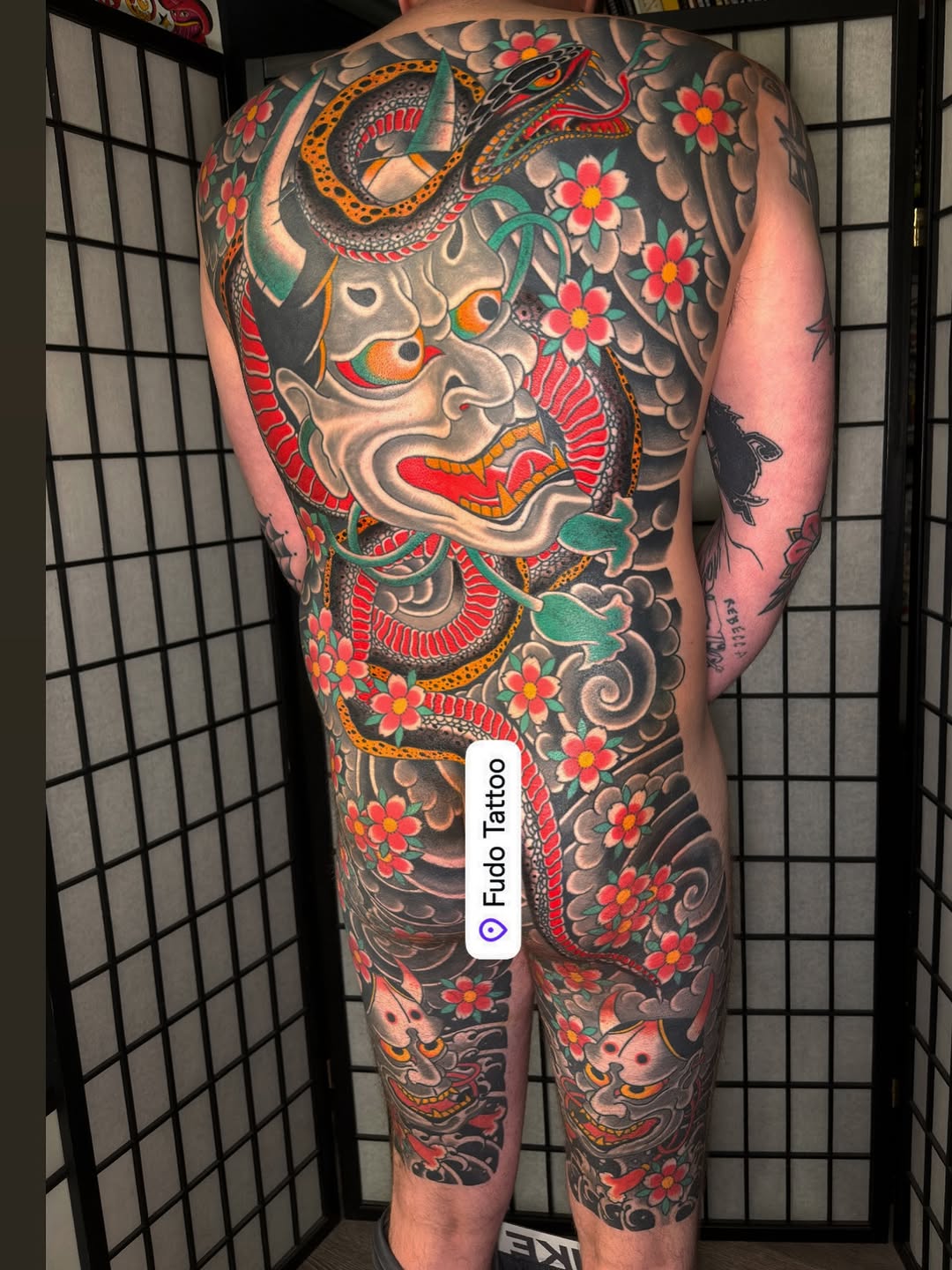Tattoo by @dminus12 — japanese_irezumi, blackwork