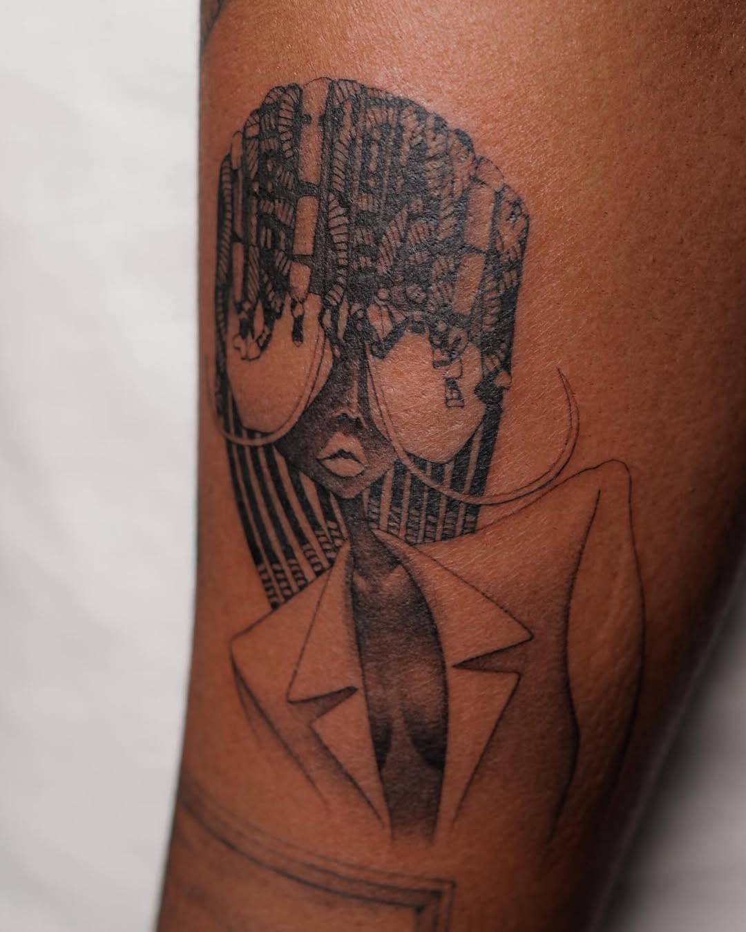 Tattoo by @jjjaylud — black_and_grey, illustrative