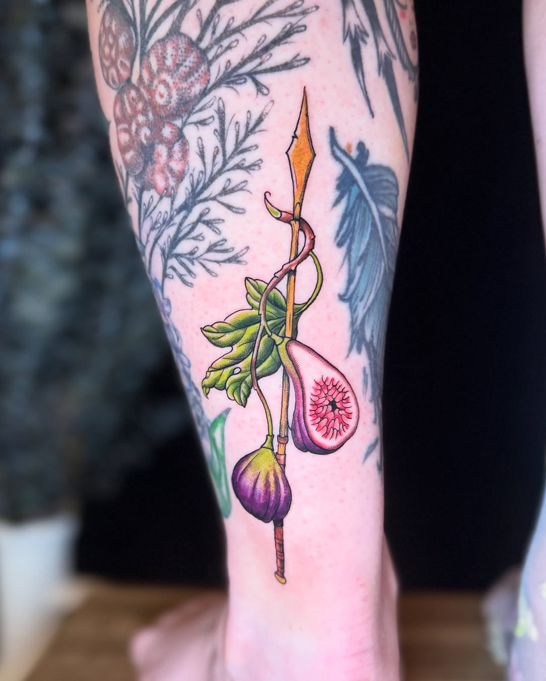 Tattoo by @patternfreak — illustrative, realism