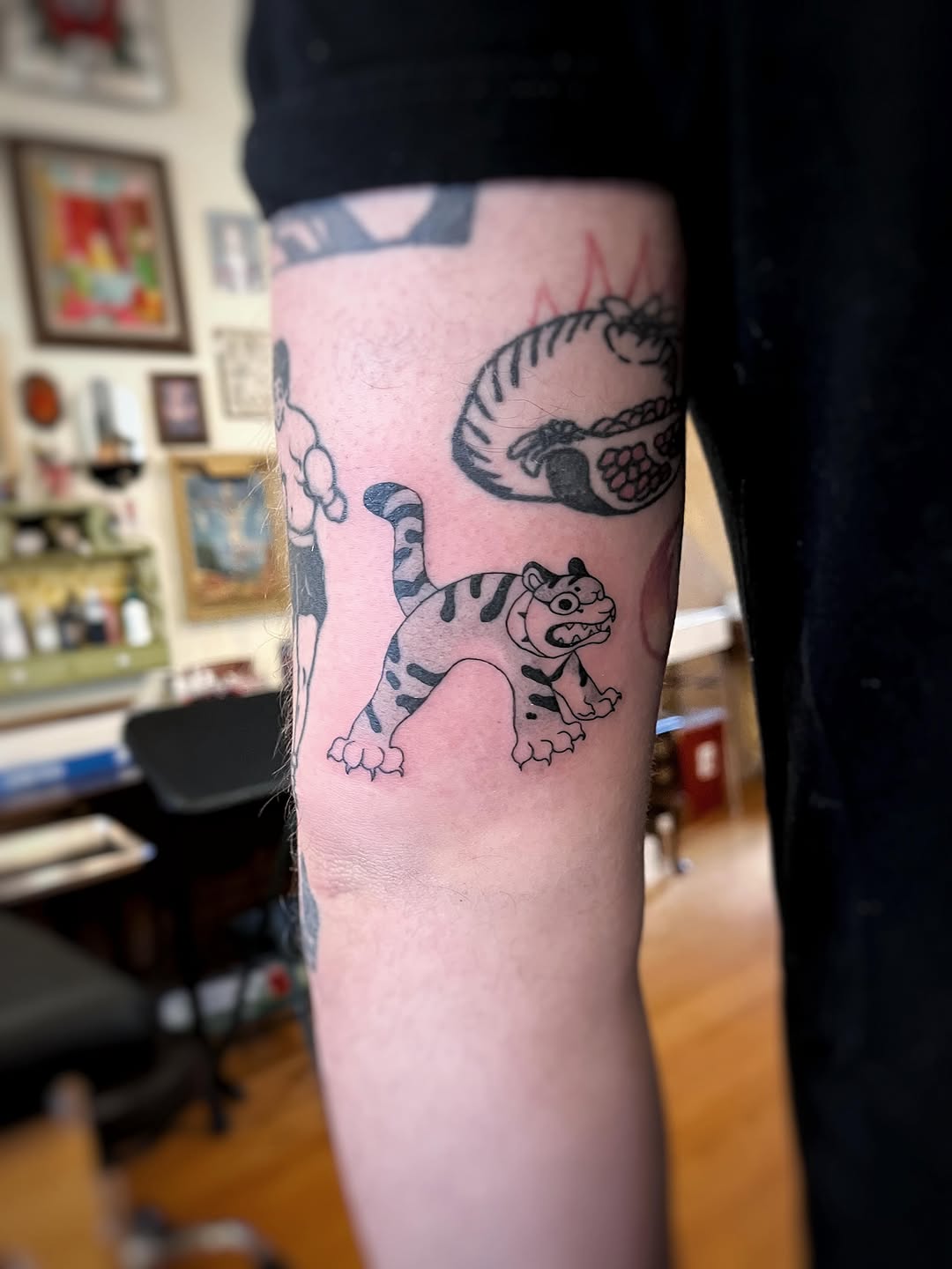 Tattoo by @bai.bai.bunni.tattoos — american_traditional, illustrative