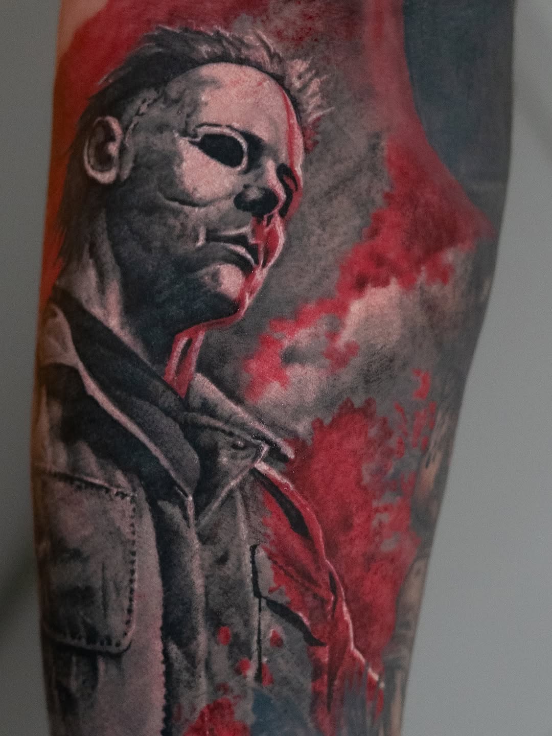 Tattoo by @mike.fd.tattoos — realism, black_and_grey