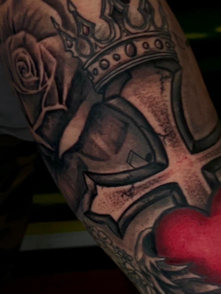 Tattoo by @unknwn.inkartistry — black_and_grey, realism
