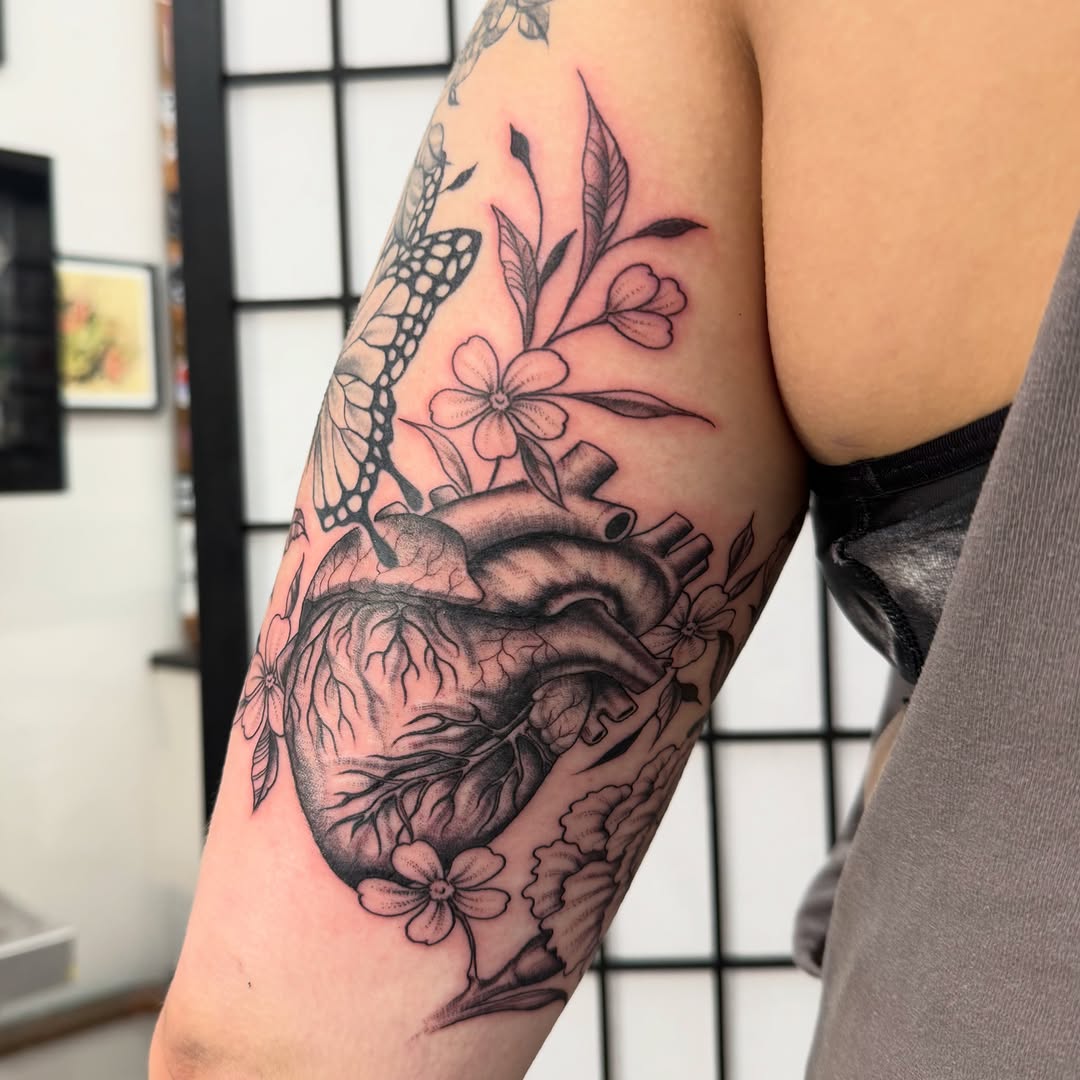 Tattoo by @blackworkboston — realism, black_and_grey