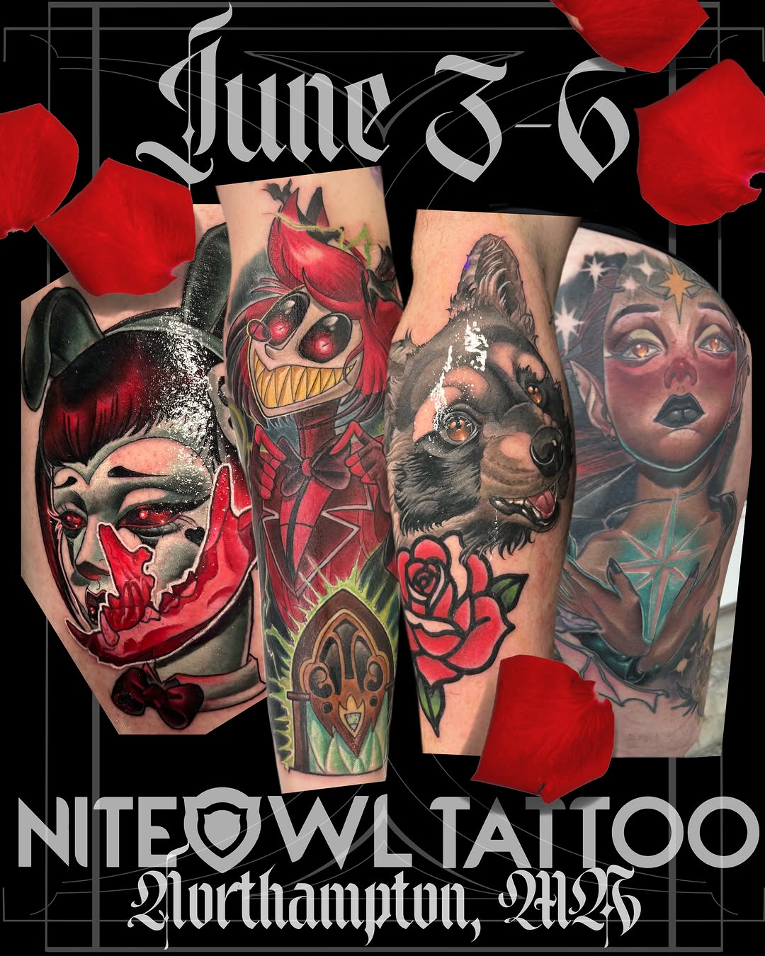 Tattoo by @tashathegrey — realism, anime