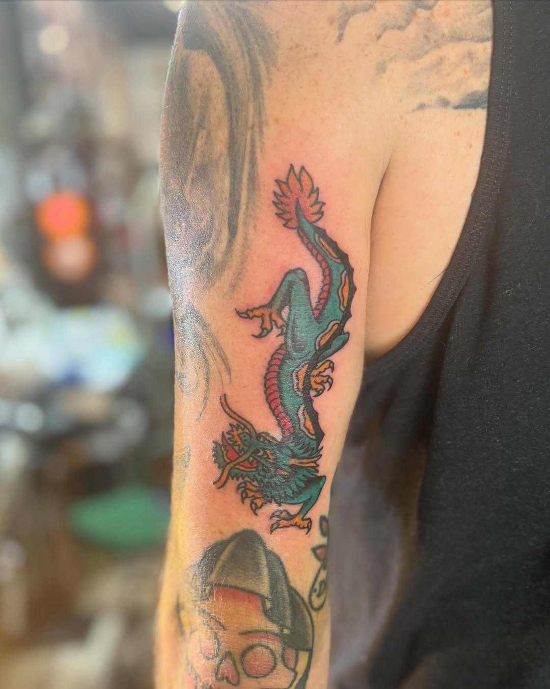 Tattoo by @tiaxcave — american_traditional, illustrative