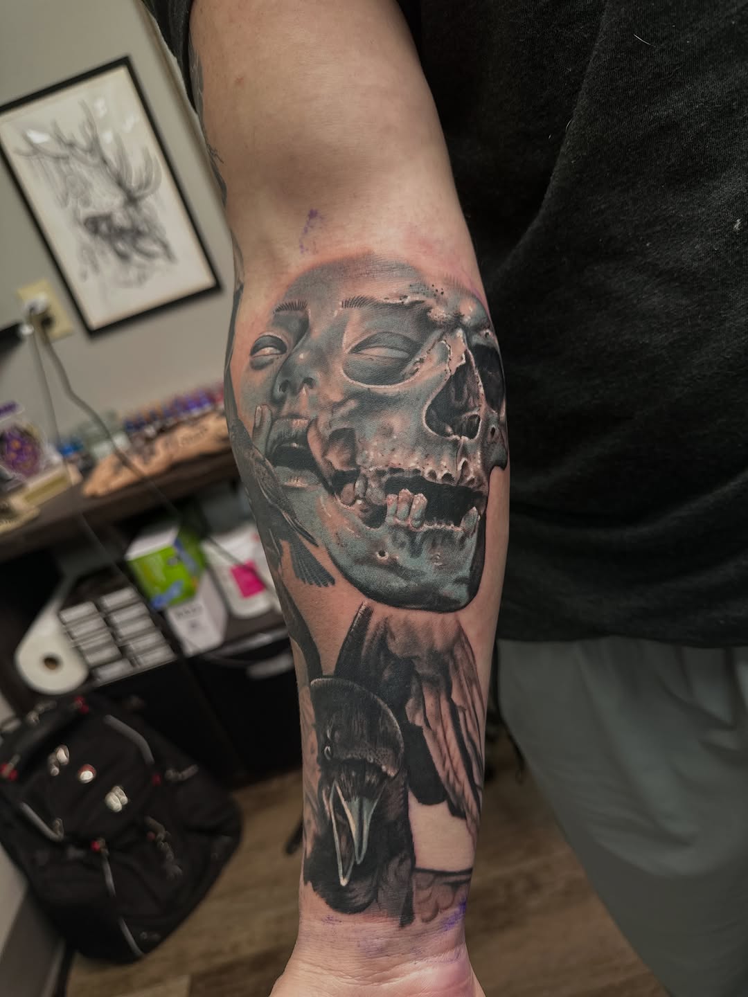 Tattoo by @pyramidofink — realism, dark_realism